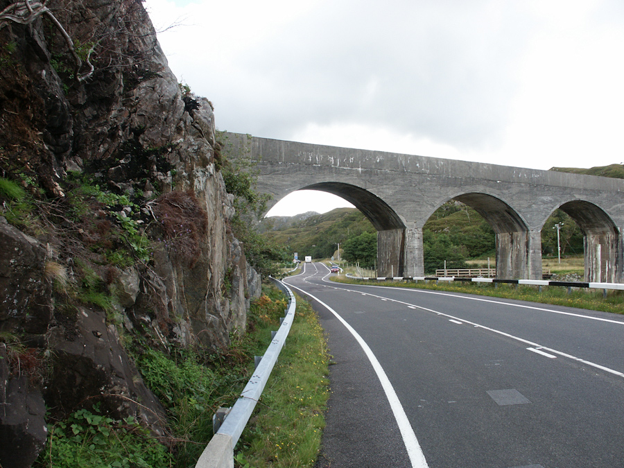 Loch Nan Uamh Viaduct over Gleann Mama